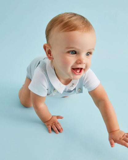 AIRPLANE - EMBROIDERED COLLAR ONESIE