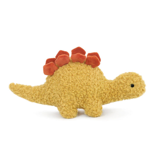 Yellow Spike Stegosaurus - Sustainably Made from Recycled Materials