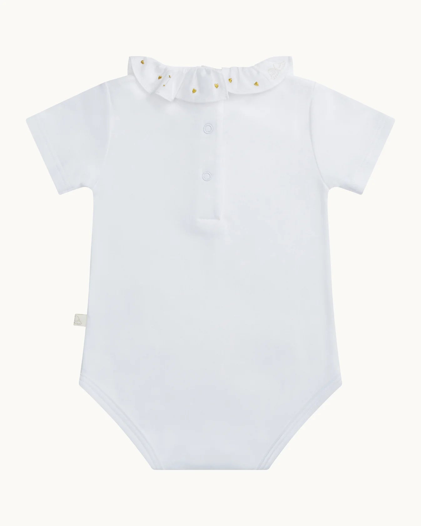 HEART AND ANGEL WING SHORT SLEEVE ONESIE