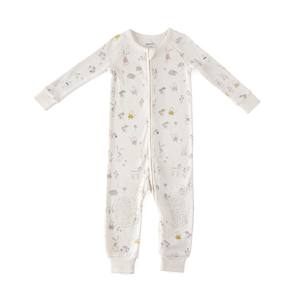 Ribbed Baby Footless Sleeper - Magical Forest