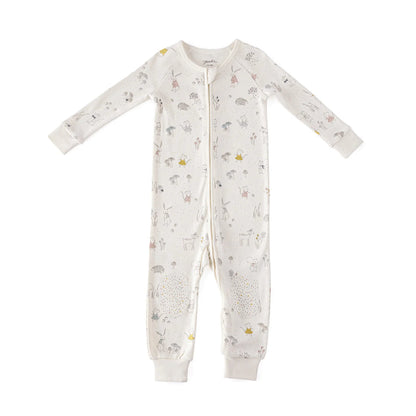 Ribbed Baby Footless Sleeper - Magical Forest
