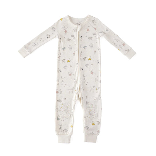 Ribbed Baby Footless Sleeper - Magical Forest