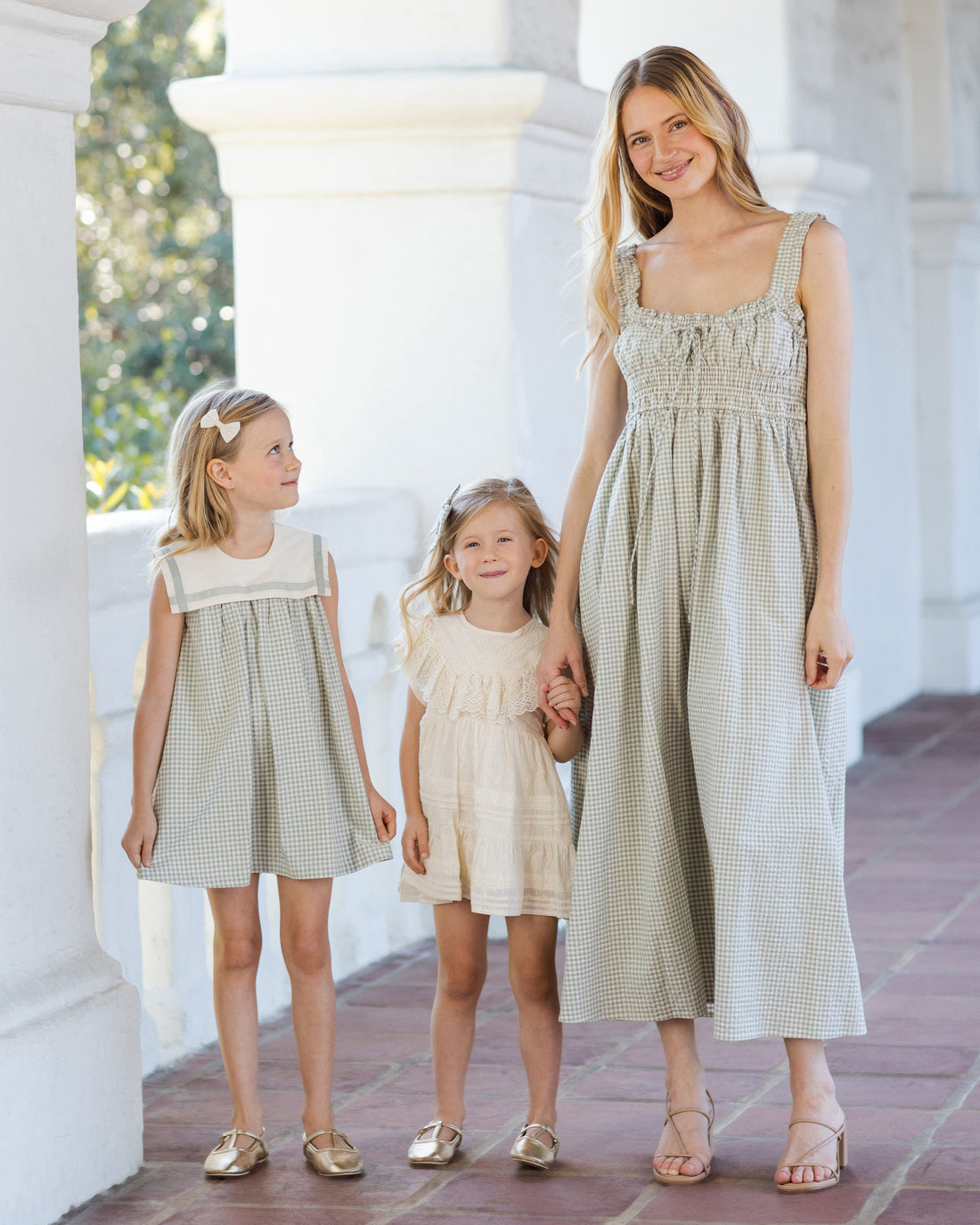 Daisy Dress - Eucalyptus Check