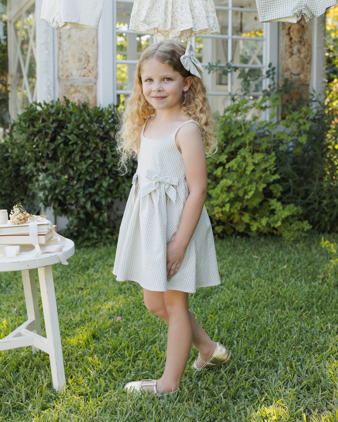 Betsy Dress - Sky Stripe