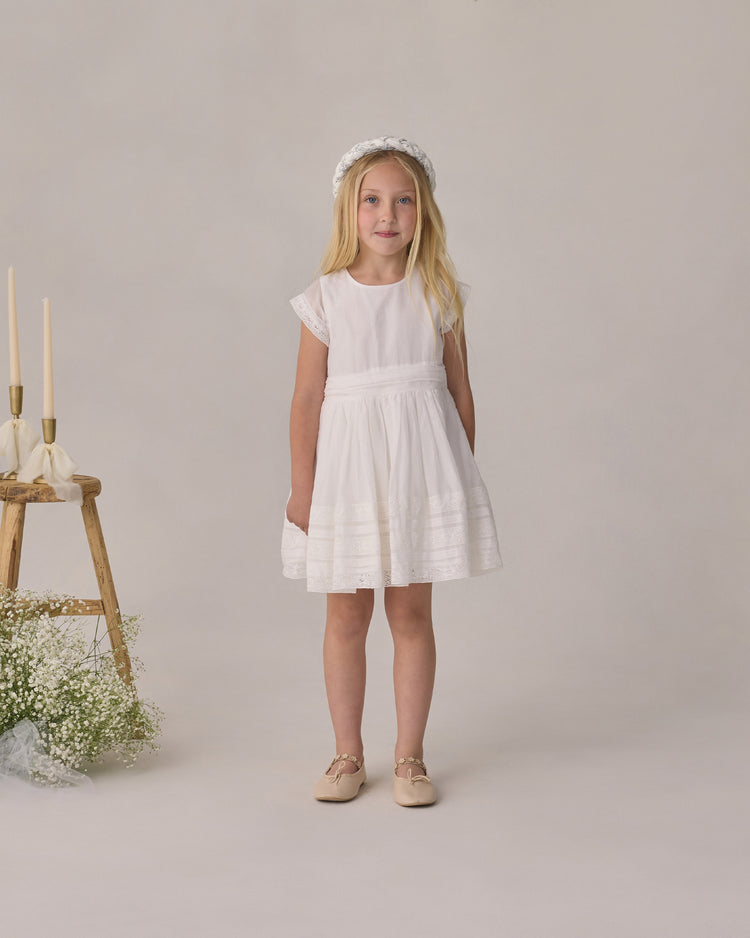 Dahlia Dress White