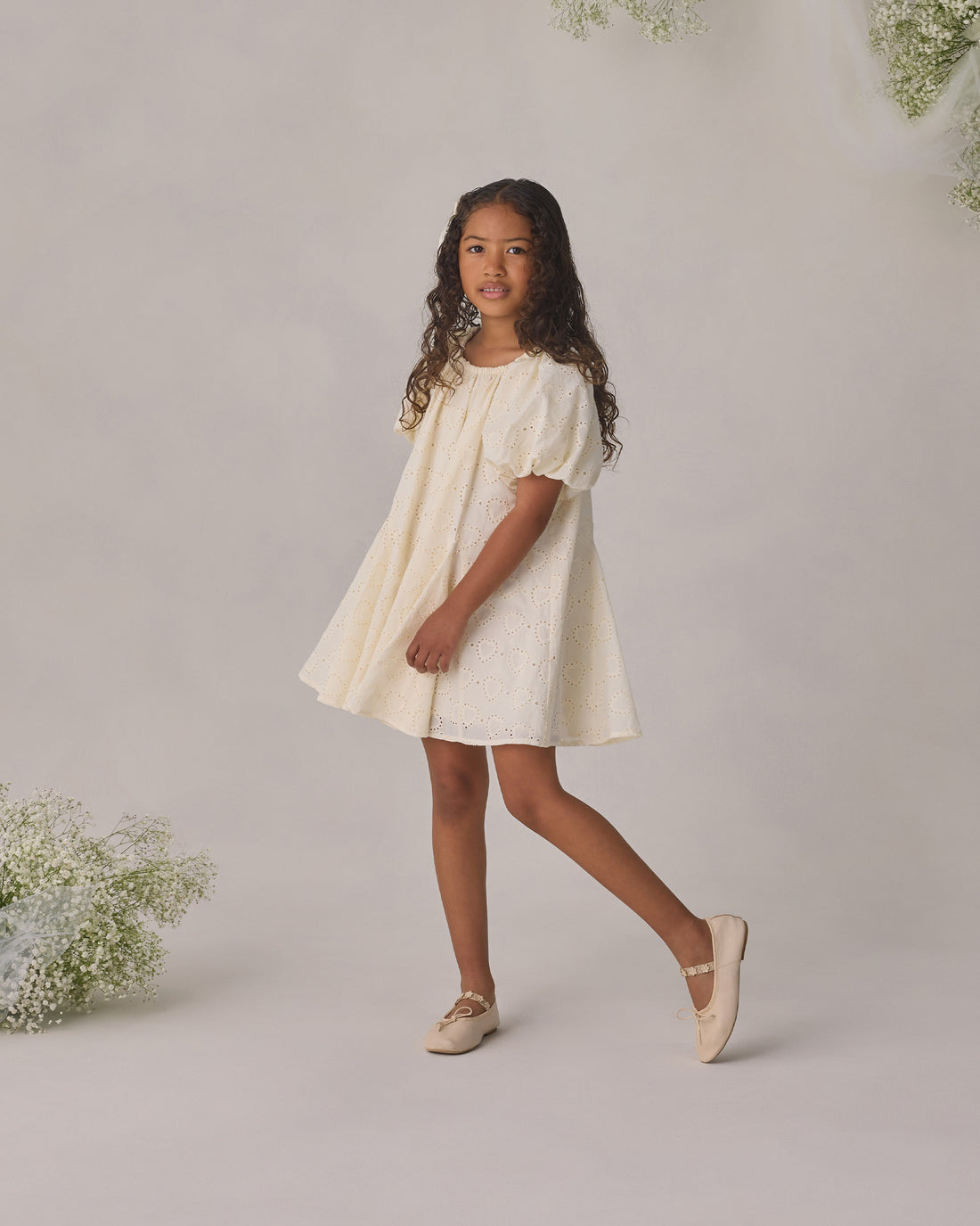 Maia Dress - Heart Eyelet