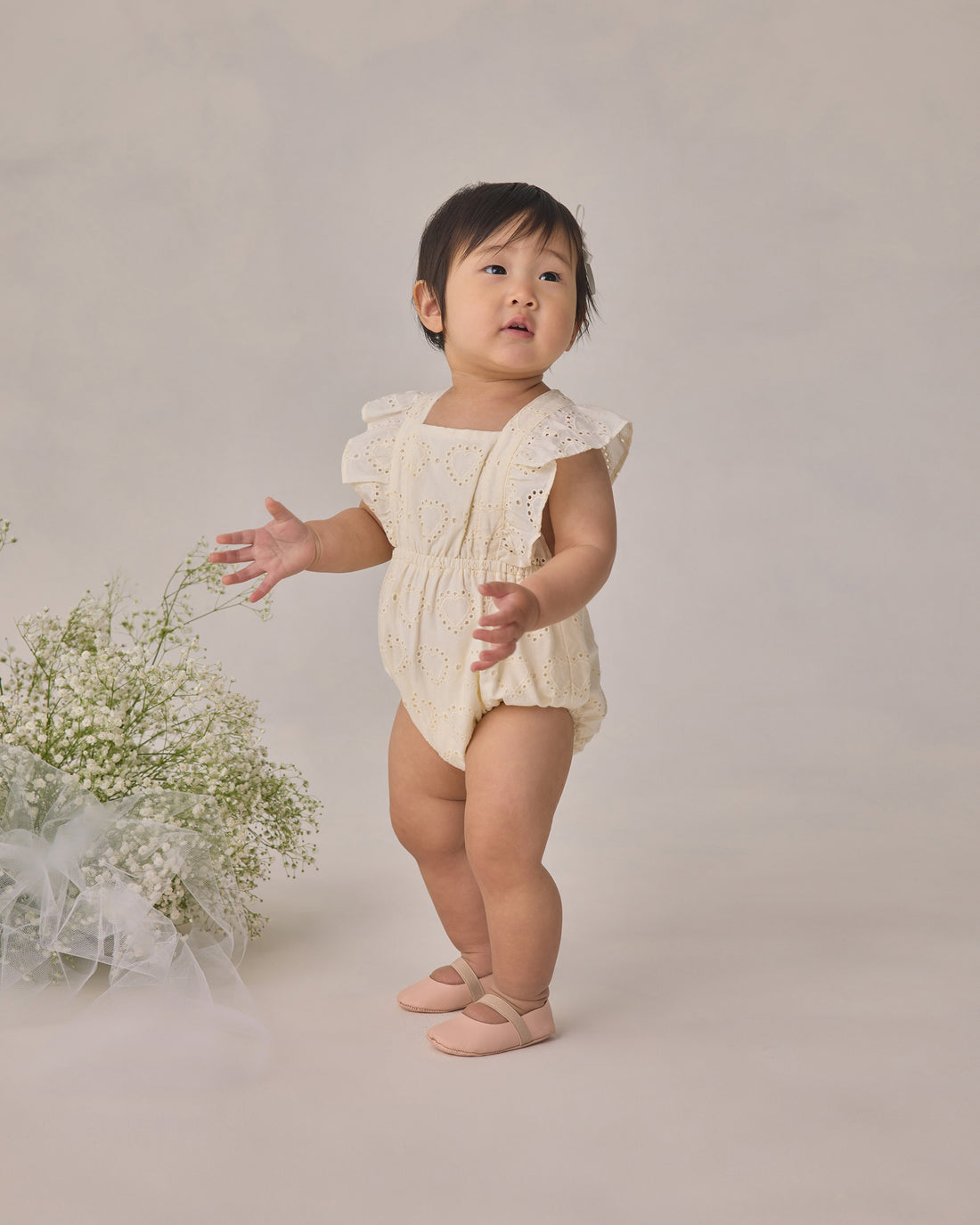 Lucy Romper - Ivory