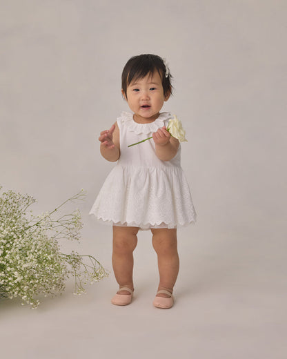 Georgia Dress White