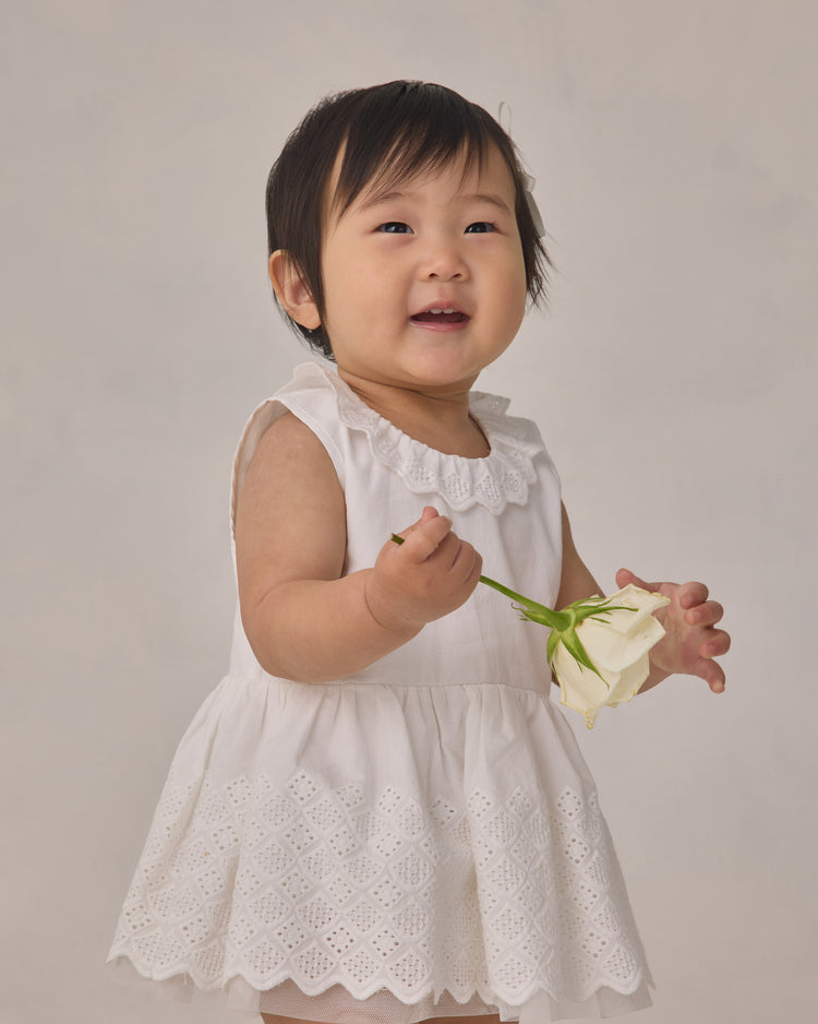 Georgia Dress White