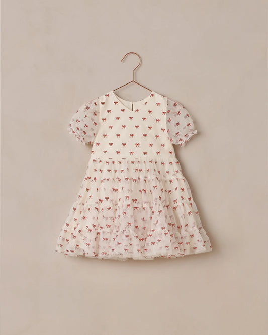 Noralee Dottie Dress Ruby Bows