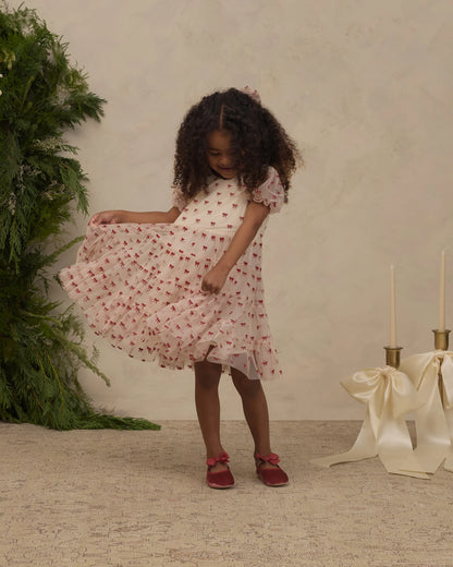 Noralee Dottie Dress Ruby Bows