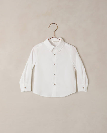 Harrison Button Down White Poplin