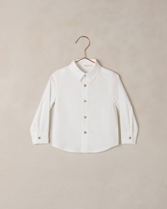 Harrison Button Down White Poplin