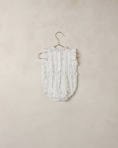 Alice Romper - French Floral Stripe