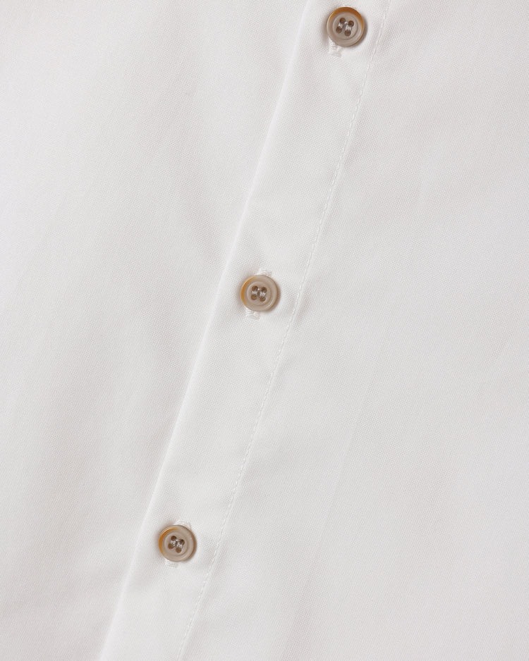 Atlas Shirt White Poplin