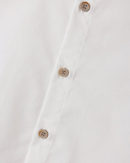 Atlas Shirt White Poplin