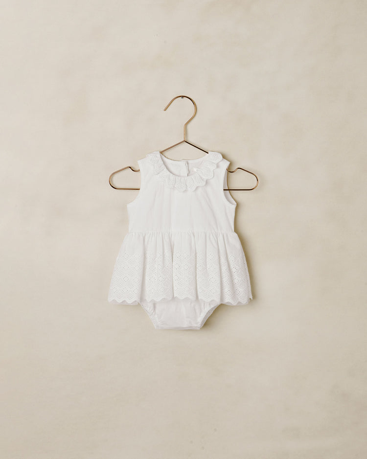 Georgia Romper White