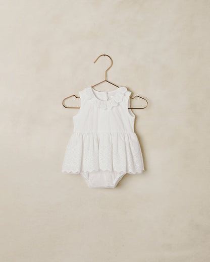 Georgia Romper White
