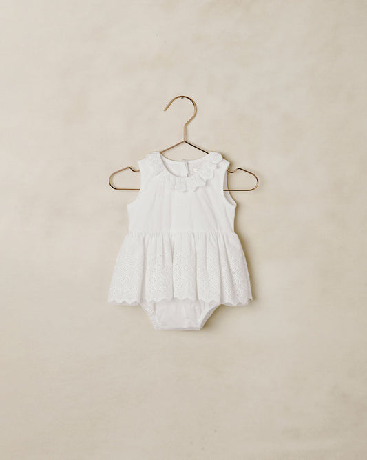 Georgia Romper White