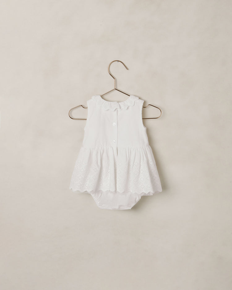 Georgia Romper White