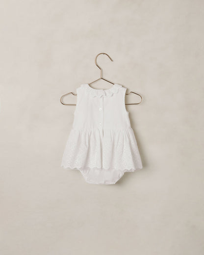 Georgia Romper White