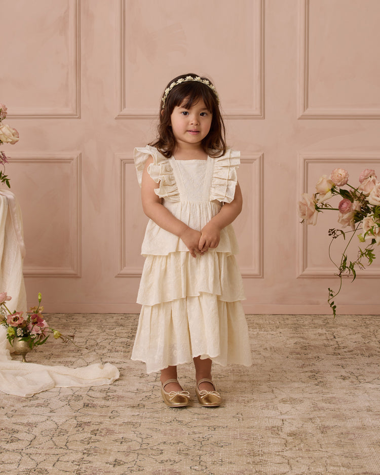 Floral Headband Ivory