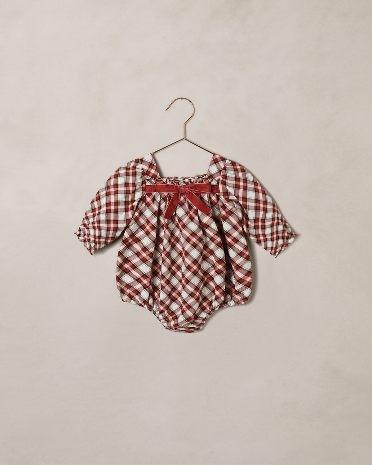 Noralee Annette Romper Holiday Tartan