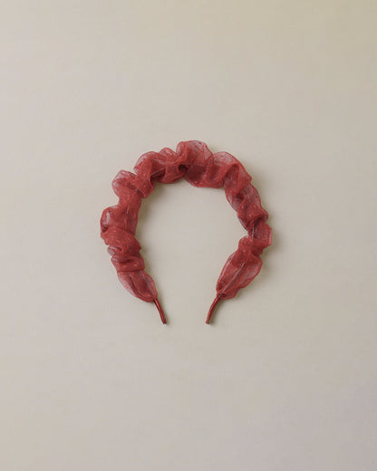 Noralee Gathered Headband Ruby