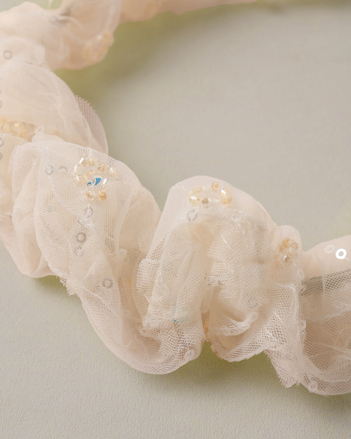Noralee Gathered Headband Pearl
