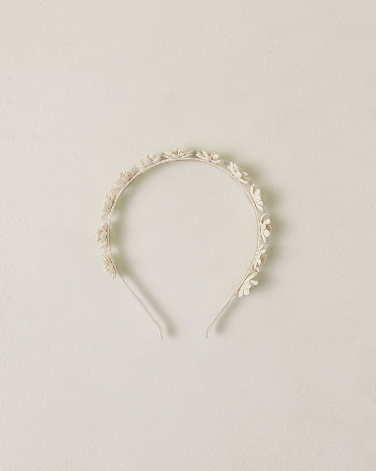 Floral Headband Ivory