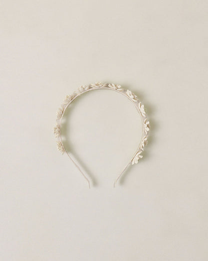 Floral Headband Ivory