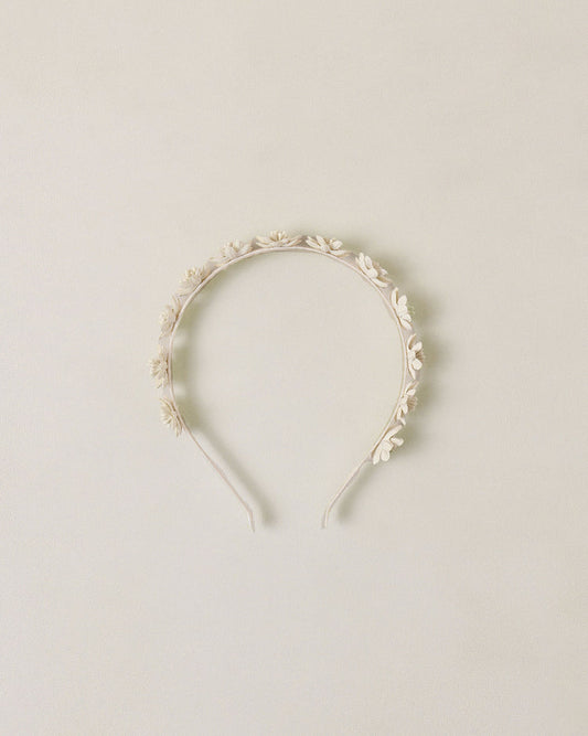 Floral Headband Ivory