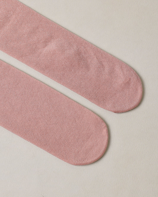Shimmer Tights Black, Blush