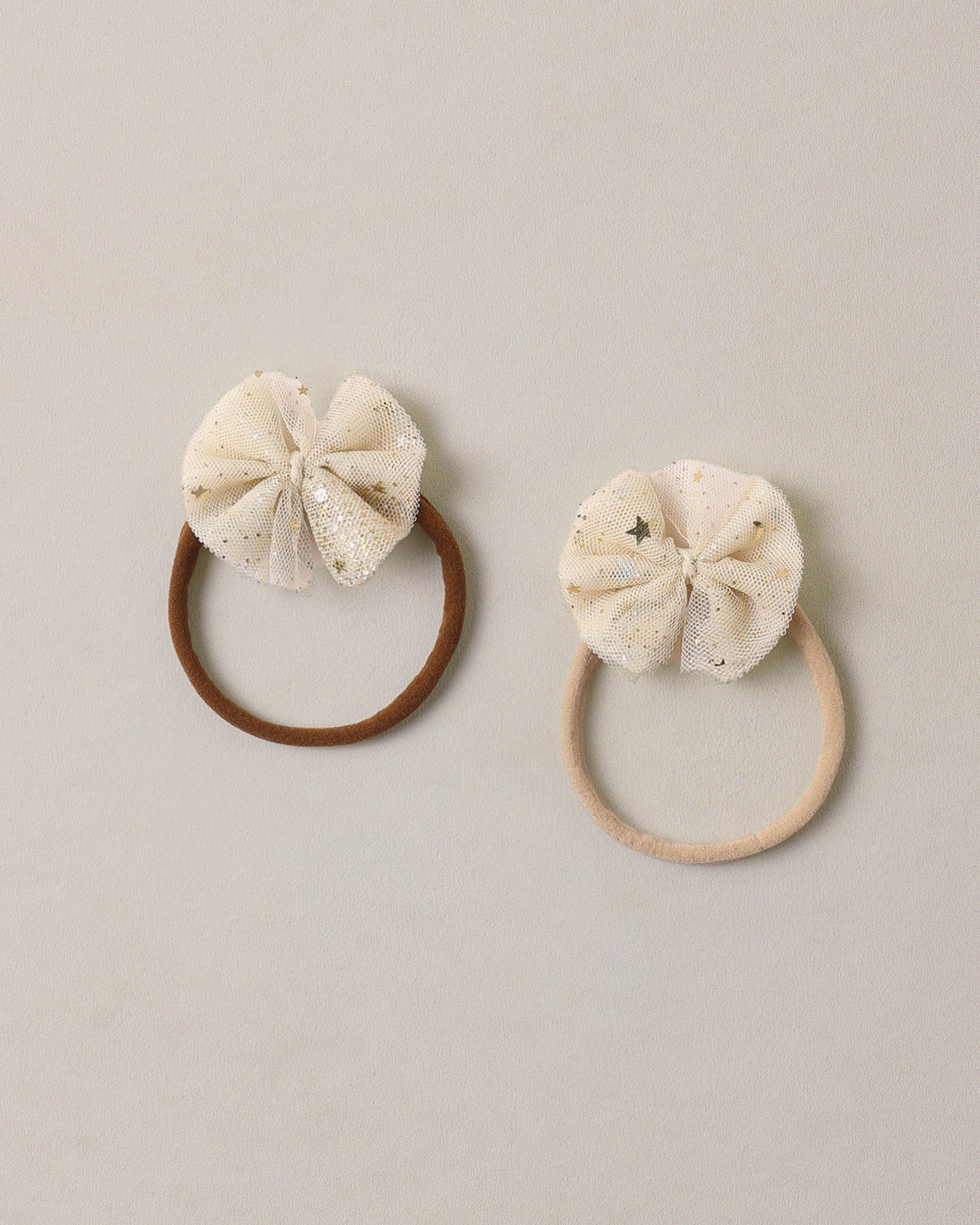 Flutter Tulle Headband Champagne
