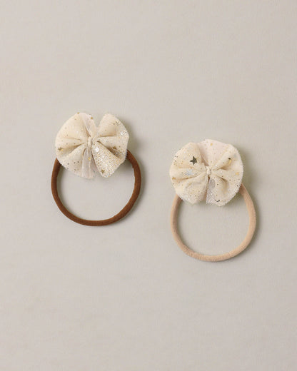 Flutter Tulle Headband Champagne