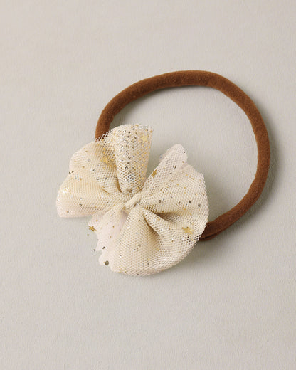 Flutter Tulle Headband Champagne