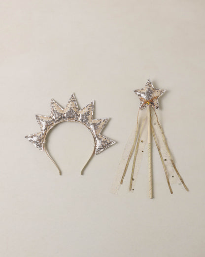 Sun Crown + Wand Gold