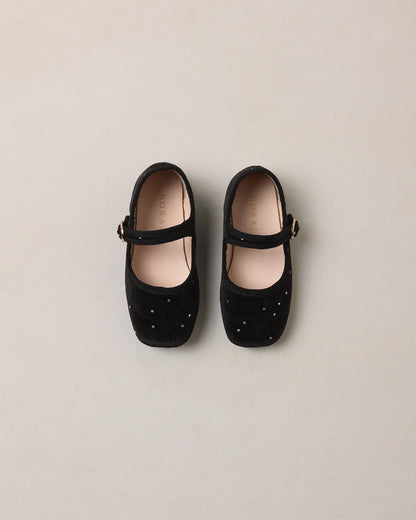 Strap Ballet Flats Black