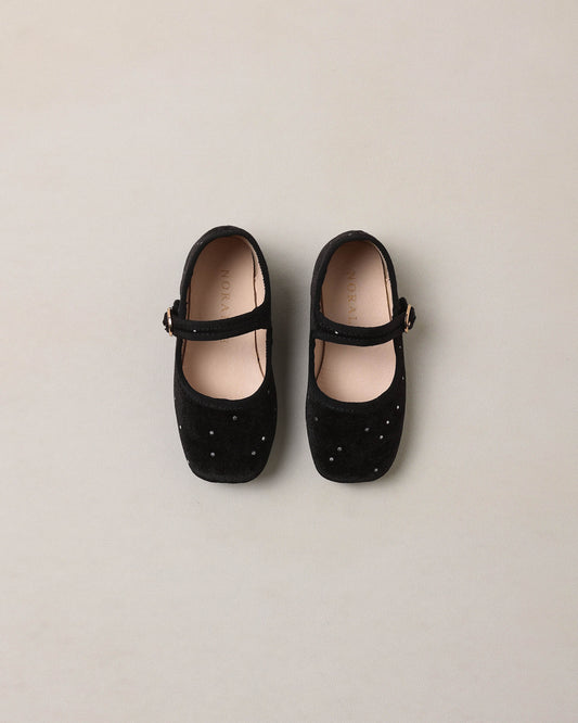 Strap Ballet Flats Black