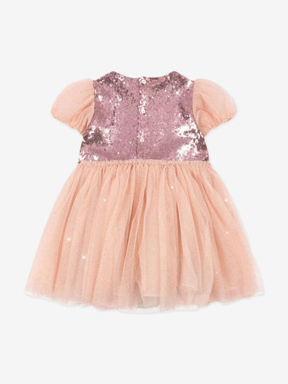 Odette Rainbow Dress - Pink