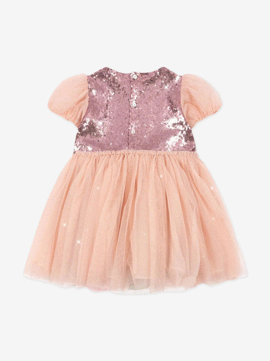 Odette Rainbow Dress - Pink