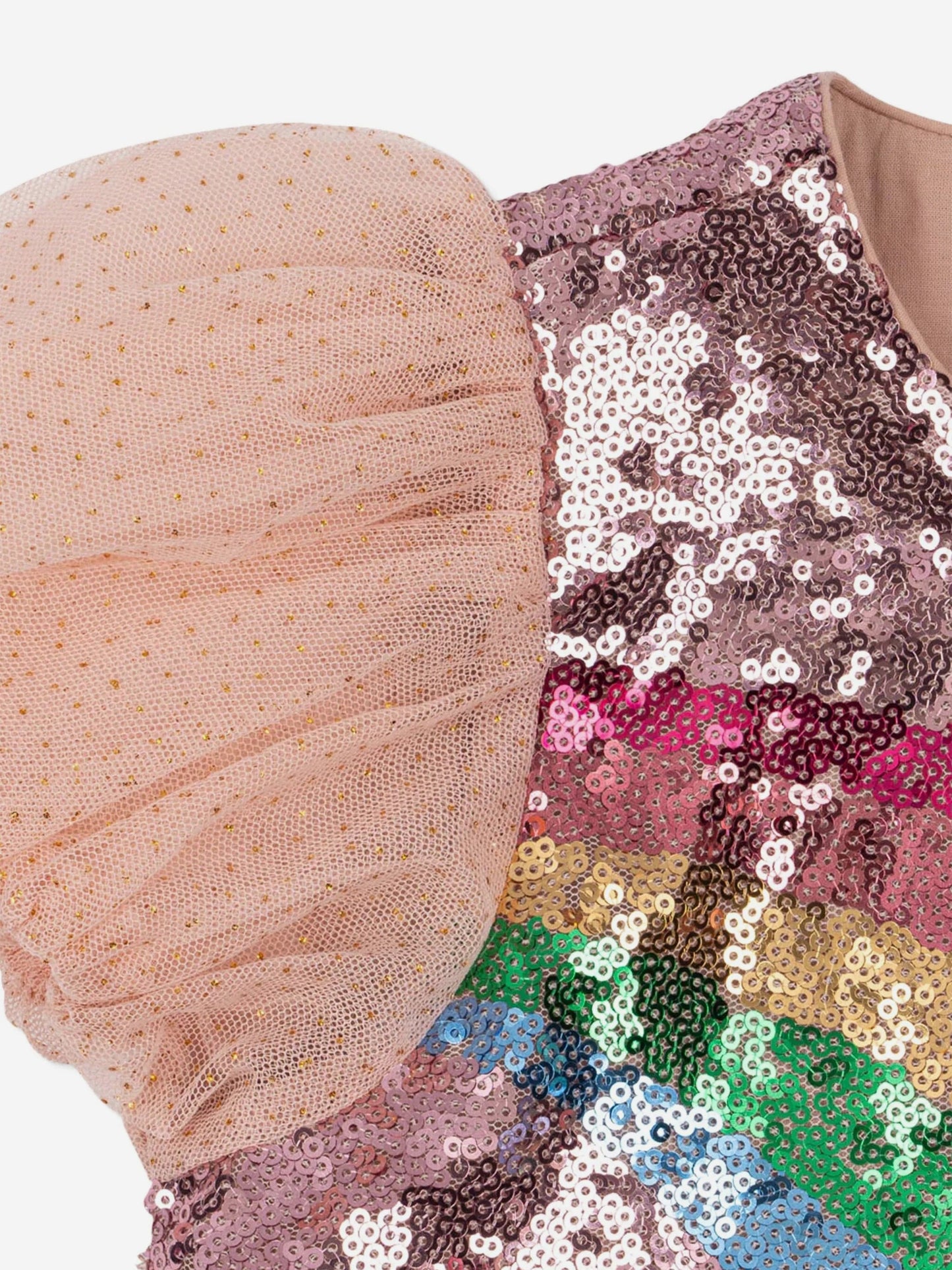 Odette Rainbow Dress - Pink