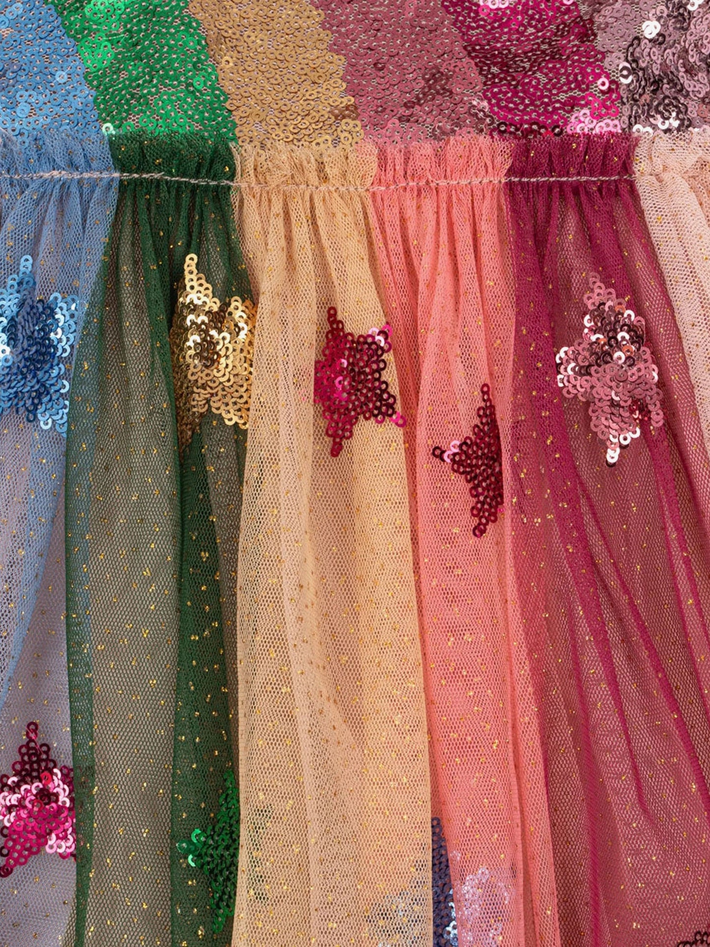 Odette Rainbow Dress - Pink