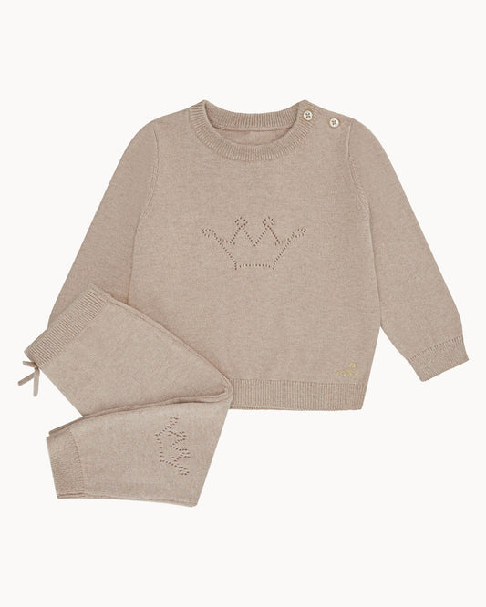 POINTELLE CROWN CRAWLER SET