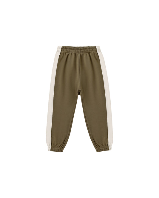 Rylee + Cru Paneled Sweatpant Olive