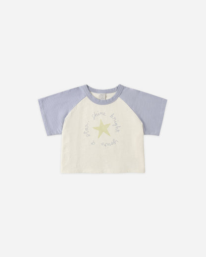 Raglan Crop Tee - Shine Bright