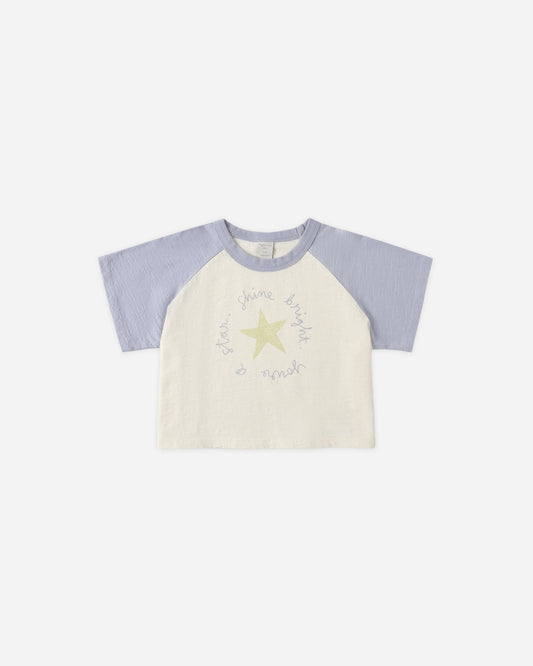 Raglan Crop Tee - Shine Bright