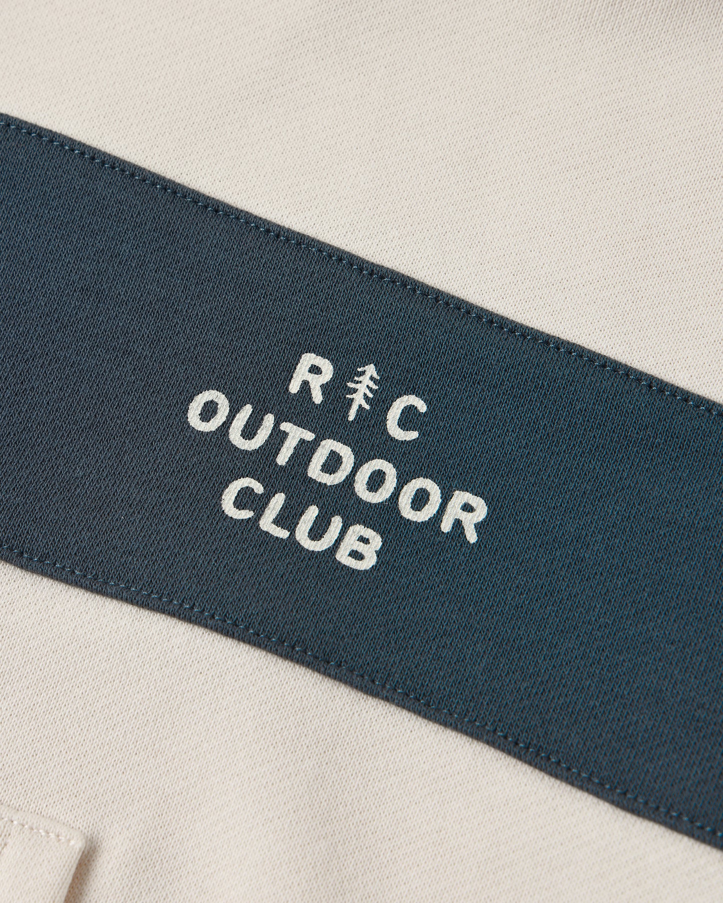 Panel Stripe Half Zip Outdoor Club