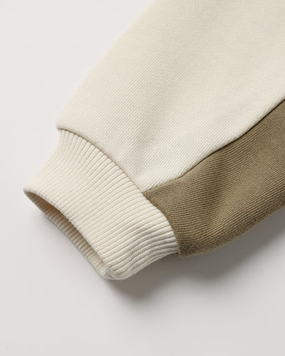Rylee + Cru Quarter Zip Crew Olive