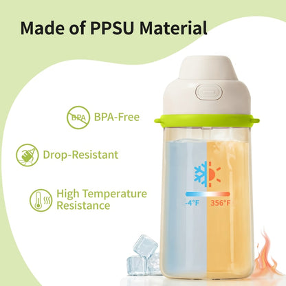 Double Port PPSU Drinking cup 36M+ Green 500ml/17oz